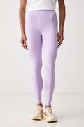 Skechers legginsy sportowe damskie GOWALK fioletowe high waist W03LG30B