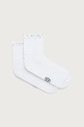 UGG skarpety damskie z bawełną KARSYN białe 1175251