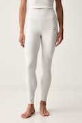 adidas by Stella McCartney legginsy do jogi damskie szare high waist KR6212