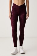 adidas Performance legginsy sportowe damskie All me fioletowe regular waist KV4051