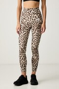 adidas Performance legginsy sportowe damskie Essentials beżowe regular waist KS0633