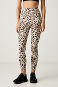 adidas Performance legginsy sportowe damskie Essentials beżowe regular waist KS0633
