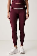 Karl Lagerfeld legginsy damskie bordowe low waist B3W44013