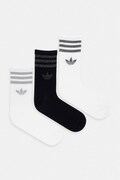 adidas Originals ponožky dámske 3-pak biele KR4218