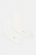 BOSS skarpety damskie z bawełną 2P QS DropFleur MC W 2-pack beżowe 50566701