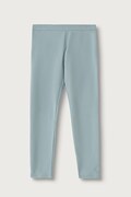 United Colors of Benetton legginsy dziecięce z bawełną zielone regular waist 3K1CCF03M