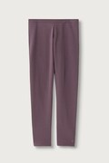 United Colors of Benetton legginsy dziecięce z bawełną fioletowe regular waist 3K1CCF03M