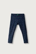 United Colors of Benetton legginsy dziecięce z bawełną granatowe high waist 36MSGF05L