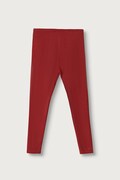 United Colors of Benetton leggings per bambini in cotone con elastan rosso regular waist 3MT1CF02G