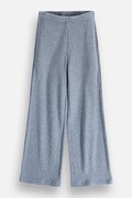 Coccodrillo legginsy dziecięce z wiskozą niebieskie high waist