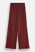 Coccodrillo legginsy dziecięce z wiskozą bordowe high waist FAIR FROST GIRL JUNIOR