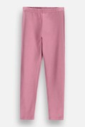 Coccodrillo legíny dětské bavlněné s elastanem růžové regular waist EVERYDAY GIRL A