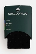 Coccodrillo rajstopy dziecięce czarne TIGHT COTTON COLORFUL