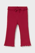 Mayoral legginsy dziecięce bawełniane z elastanem czerwone regular waist 2709
