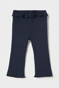 Mayoral legginsy dziecięce bawełniane z elastanem granatowe regular waist 2709