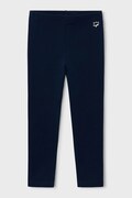Mayoral colanți pentru copii din bumbac cu elastan bleumarin regular waist 717