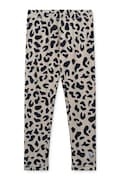Liewood legginsy dziecięce Marien Printed Rib Leggings multicolor regular waist LW20672