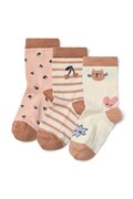 Liewood skarpety dziecięce Silas Socks 3-Pack różowe LW15118