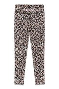 Guess legginsy dziecięce beżowe regular waist J6YB10 K3931