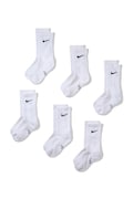 Nike skarpety dziecięce 6-pack białe SX6910
