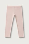 United Colors of Benetton legginsy dziecięce bawełniane z elastanem różowe regular waist 3MT1GF01L
