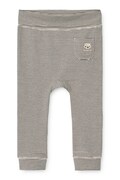 Liewood legginsy niemowlęce bawełniane z elastanem Syon Grow Baby Leggings granatowe regular waist LW20780