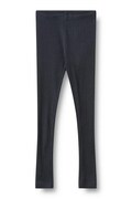Wheat legginsy dziecięce z wełną merino i jedwabiem granatowe 0854-781 RWS