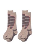 Wheat skarpety narciarskie dziecięce 2-pack różowe 7789-928S