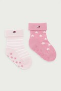 Tommy Hilfiger čarape za djecu 2-pack roze 701241845
