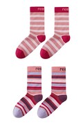 Reima skarpety dziecięce Parit 2-pack różowe 5300309B
