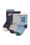 Liewood skarpety dziecięce Silas Socks 3-pack niebieskie LW15118