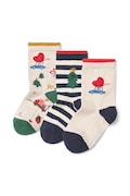 Liewood skarpety dziecięce Silas Socks 3-pack granatowe LW15118