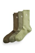 Polo Ralph Lauren skarpety męskie 3-pack zielone 449875584