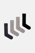 Calvin Klein skarpety męskie z bawełną 4-pack beżowe 701241259