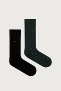 Tommy Hilfiger skarpety męskie z bawełną 2-pack zielone 701241991