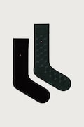 Tommy Hilfiger skarpety męskie z bawełną 2-pack zielone 701241991