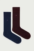 Tommy Hilfiger skarpety męskie z bawełną 2-pack bordowe 701241991