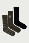 Tommy Hilfiger skarpety damskie 3-pack zielone 701241159