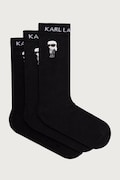 Karl Lagerfeld ponožky dámske 3-pak biele A4M47045
