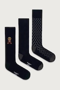 Hackett London skarpety męskie 3-pack granatowe HMU300081