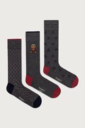 Hackett London skarpety męskie 3-pack szare HMU300081