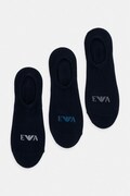 Emporio Armani Underwear skarpety stopki męskie 3-pack granatowe EM000548 AF26377