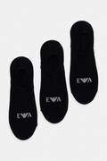 Emporio Armani Underwear skarpety stopki męskie 3-pack czarne EM000548 AF26377