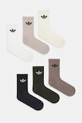 adidas Originals skarpety z bawełną 6-pack beżowe KZ4011