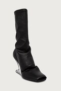 Rick Owens Lilies Cantilever 8 botine cu vârf deschis pentru femei negre LI02F2802.LS0