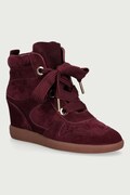 Steve Madden Mables sneakersy damskie skórzane bordowe 11005881
