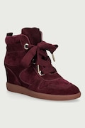 Steve Madden Mables sneakersy damskie skórzane bordowe 11005881