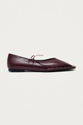 Alohas baleríny kožené Sway burgundské S101480-01