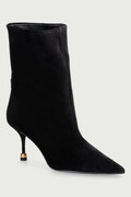 Vanda Novak botki damskie zamszowe Elena Ebony Black czarne