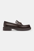 Coach loafersy damskie skórzane Astor Loafer brązowe CFN63